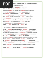 Conditionals Type 2 and 3 Exercises.