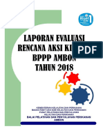 Evaluasi Kinerja BPPP Ambon 2018