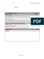 GAD3323 Portfolio I Presentation Rubric