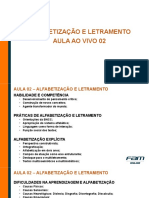 Alfabetização, letramento e dificuldades na aprendizagem