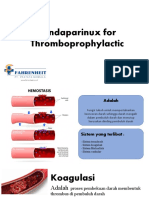 Fondaparinux untuk Tromboprofilaksis