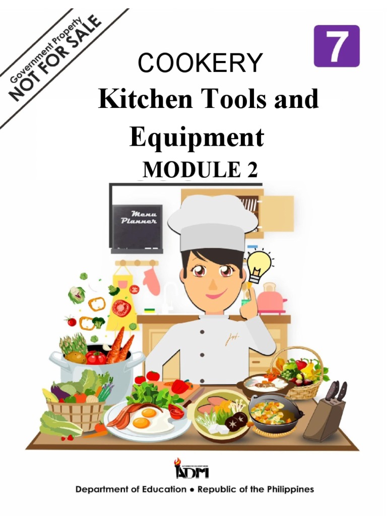 TLE7 - HE - COOKERY - Mod2 - Kitchen Tools and Equipment - v5 | PDF ...