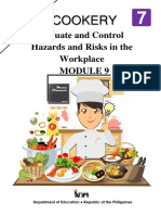 TLE7 - HE - COOKERY - Mod9 - Evaluate and Control Hazards and Risks in The Workplace - v5