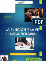 Funcion y Fe Publica Del Notariado