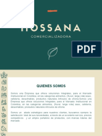Brochure Hossana 2021