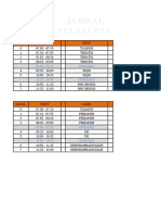 Jadwal Pelajaran