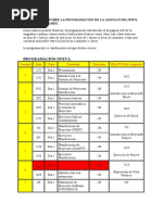 Programa Asignatura