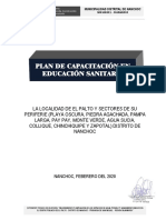 Plan de Educacion Sanitaria