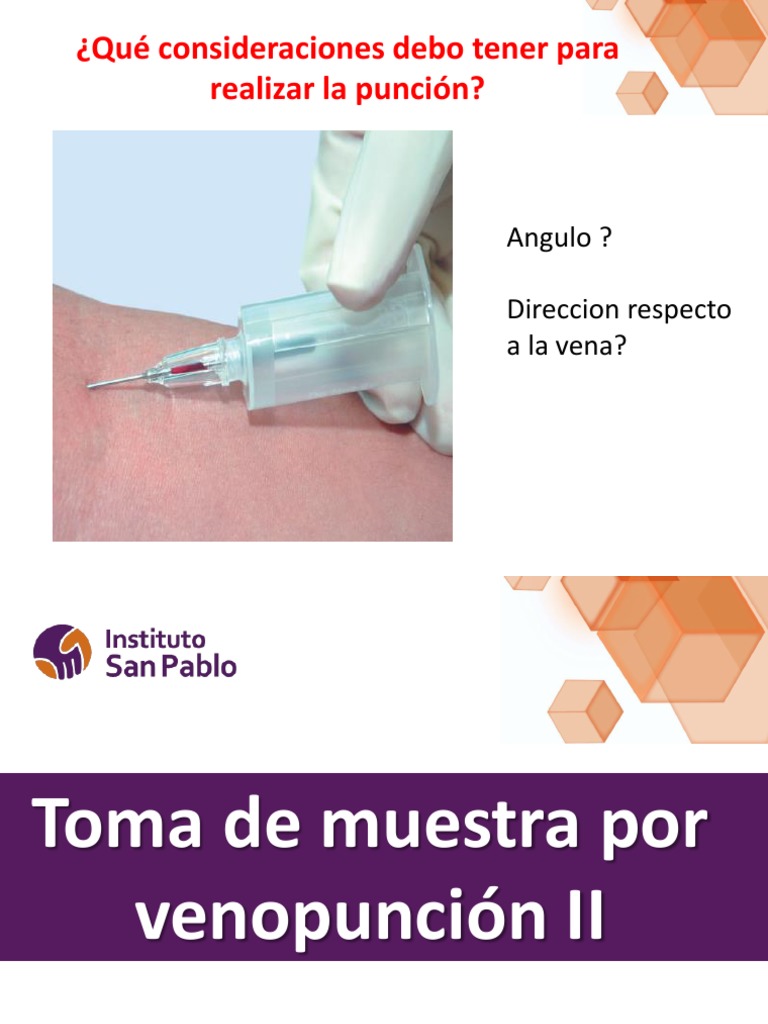 TMA Clase N° 12 - 1 Toma de Muestra Por Venopunción | PDF | Medicina ...