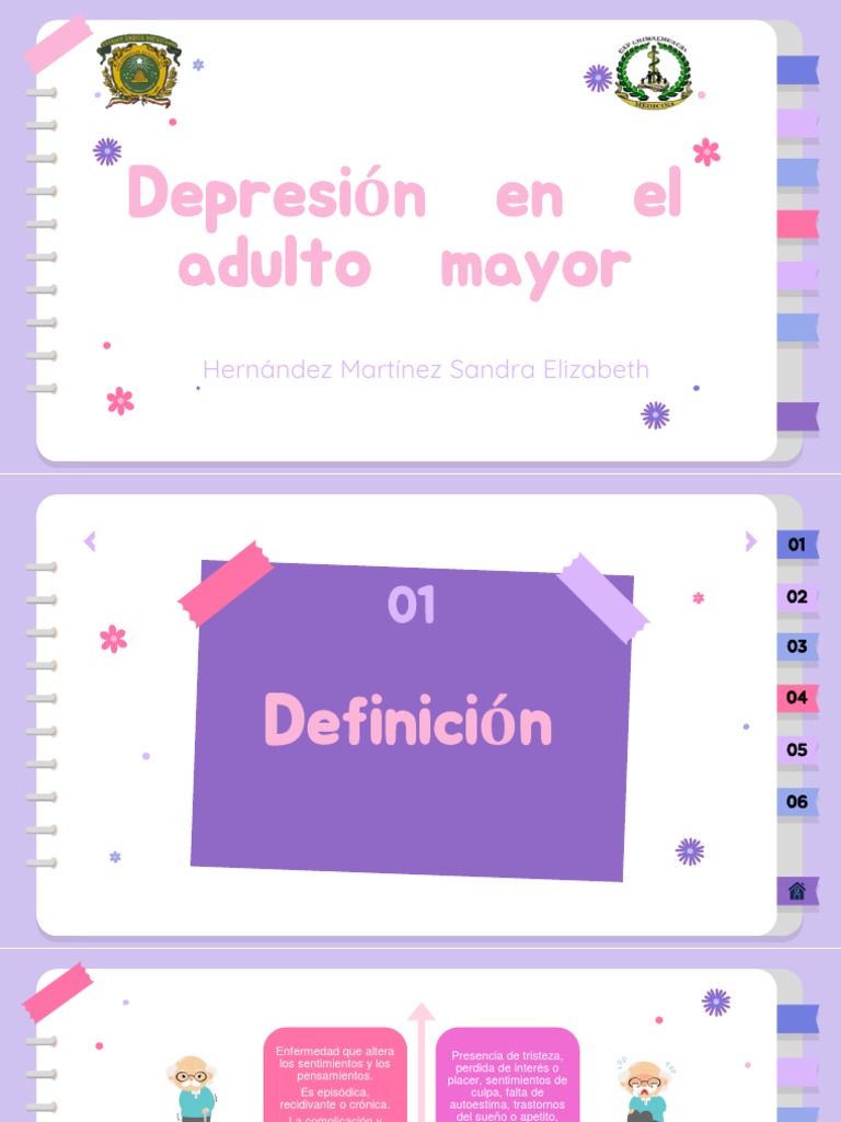 Depresión en Adultos Mayores: Causas y Síntomas | PDF | Trastorno ...