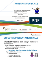 Effective Presentation Skills 2018-04-18