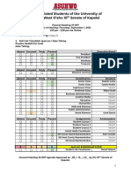 Unofficial 10th Senate Agenda 22-007