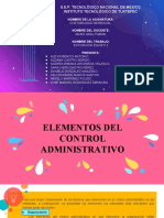 Contabilidad Gerencial Unidad 3 Elementos Del Control
