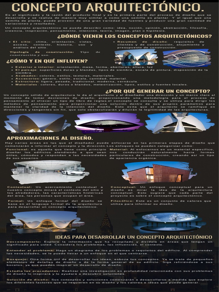 Concepto Arquitectónico en Diseño | PDF | Diseño | Arquitecto
