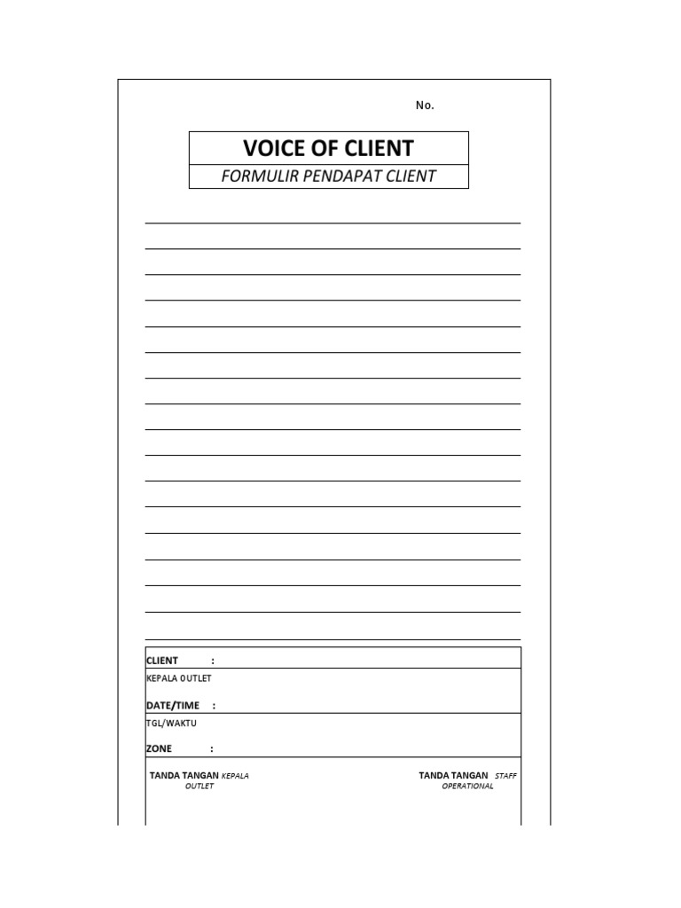 Form Voc | PDF | Bisnis | Teknologi & Rekayasa