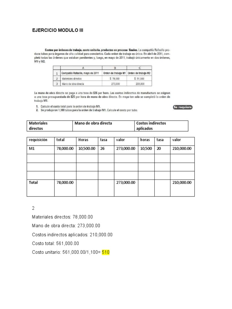 Ejercicio Modulo Iii | PDF