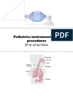 DR Ali Bel Kheir Pediatrics Instruments and Procedures