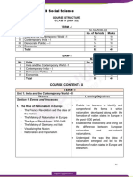 CBSE Class 10 Social Science Term Wise Syllabus 2021 22