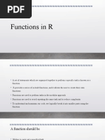 Functions in R, Math