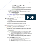 Final Exam Cram Sheet (Chapter 3)