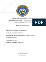 Resumen Hidrología Aplicada Semana 7 UCE