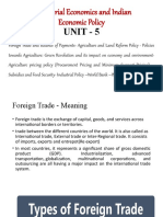 Managerial Economics and Indian Economic Policy: Unit - 5
