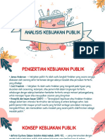 Analisis Kebijakan Publik Dokumen