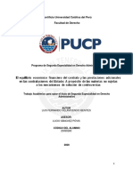 Equilibrio Economico Tesis PUCP