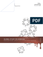 Global Study On Homicide: Homicide Trends, Patterns and Criminal Justice Response
