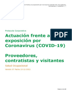 PCORP-0431 Actuación Frente A La Exposición Por Coronavirus (COVID-19) - Prov., Contr. y Vist Rev. 7