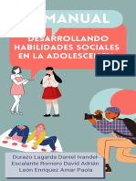 Manual para Desarrollar Habilidades Sociales en La Adolescencia