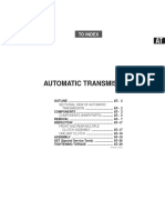 Manual de Taller Transmisión Automática A4Q y A4R Del Daihatsu Terios (Inglés)