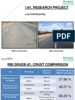 Rbi Grade-81, Research Project: Full Depth Reclamation by Cold Recycling