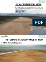 Rbi Grade 81 Acceptance in India: RBI Grade-81 in Rural Road (UDUMALAIPETH, Tamil Nadu) Constructed 1.80 KM in 8 Days