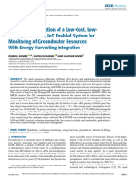 Design and Application of A Low-Cost Low - Power LoRa-GSM IoT Enabled System For Monitoring of Groundwater Resources With Energy Harvesting Integration