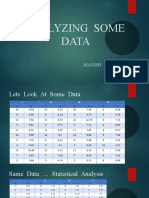 Analyzing Data Visually