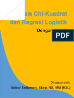 Uji X Kuadrat Dan Regresi Logistik Sederhana DG SPSS by Sobur Setiaman