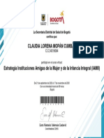 IAMII2020 - Certificado de Participación - Cohorte 3