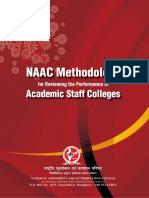 NAAC Methodology For Academic Staff College