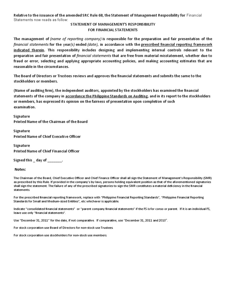 Relative To The Issuance of The Amended SRC Rule 68 | PDF | Financial ...