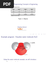 Modern Programming Concepts in Engineering: Topic 2: Objects