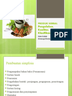 Produk Herbal