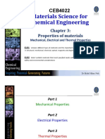 Lecture 3 - Mechanical, Electrical Thermal Properties