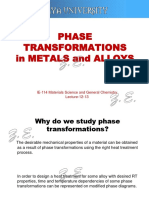 Phase Transformation in Metals and Alloys