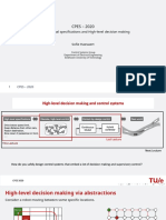 CPES - 2020: Lect. 2: Formal Specifications and High-Level Decision Making