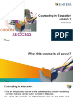 Counseling in Education Introduction