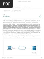 Introduction To Networks - Network Components