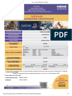 Print - Udyam Registration Certificate