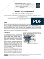 Simulation Study of LPG Cooking Burner