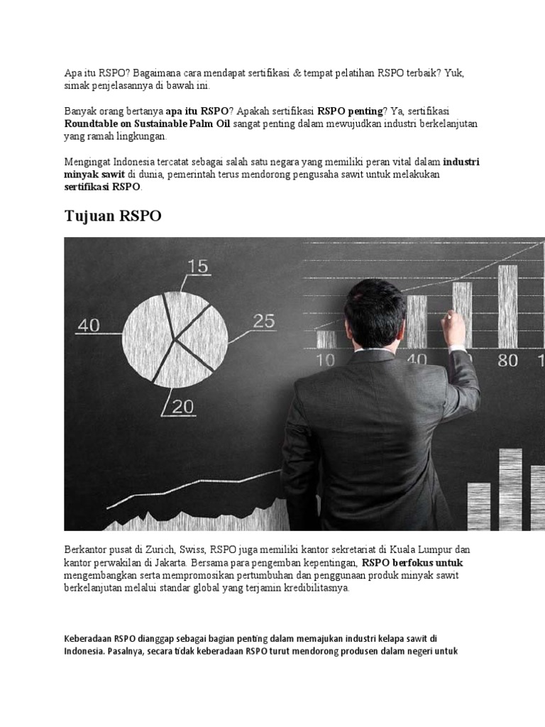 Apa Itu RSPO | PDF | Bisnis | Teknologi & Rekayasa